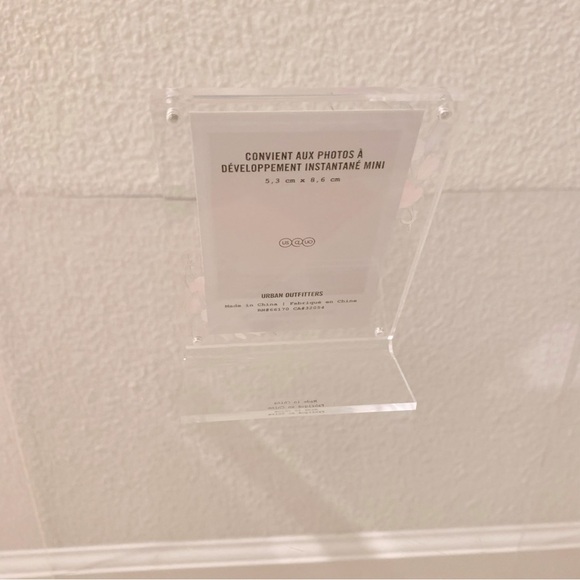 🌸 Urban Outfitters Floral Print Acrylic Instax Mini Photo Picture Frame - Picture 4 of 6